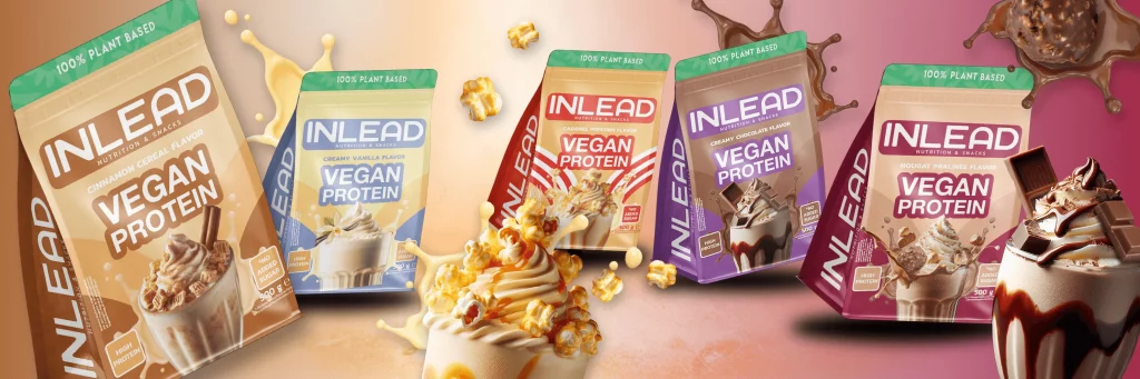 Inlead Vegan Protein 500g – 100% pflanzlich. 100% Geschmack. 0% Kompromisse. - plantics