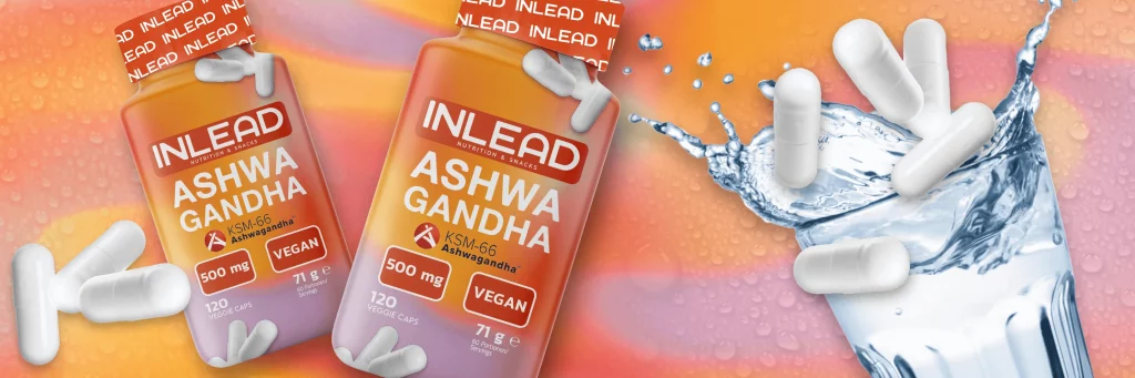 INLEAD Ashwagandha Ksm-66 Kapseln natürliche Stressbalance & mentale Stärke - plantics