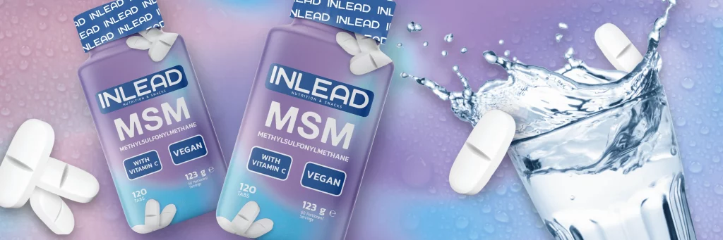 INLEAD MSM + Vitamin C Kapseln für gesunde Gelenke & schönes Bindegewebe - plantics