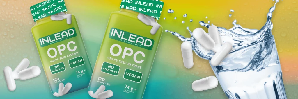 INLEAD Opc Grape Seed Extract Kapseln Traubenkernextrakt – antioxidativer Zellschutz & starke Gefäße - plantics