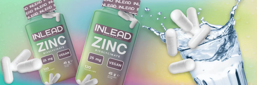 INLEAD Zink Bisglycinat Kapseln hoch bioverfügbar & pflanzlich - plantics